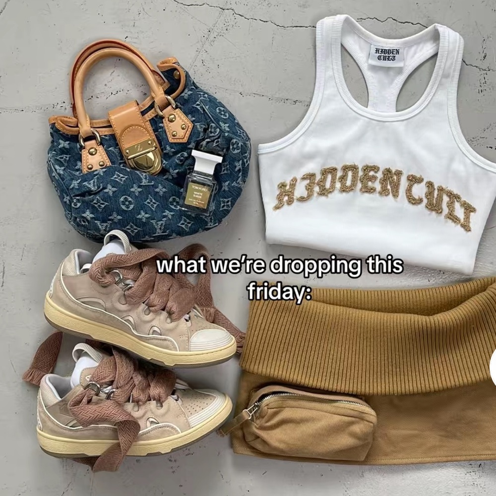 EXTREMELY RARE hidden cult brinjal distressed tank top - Picture 3 of 3